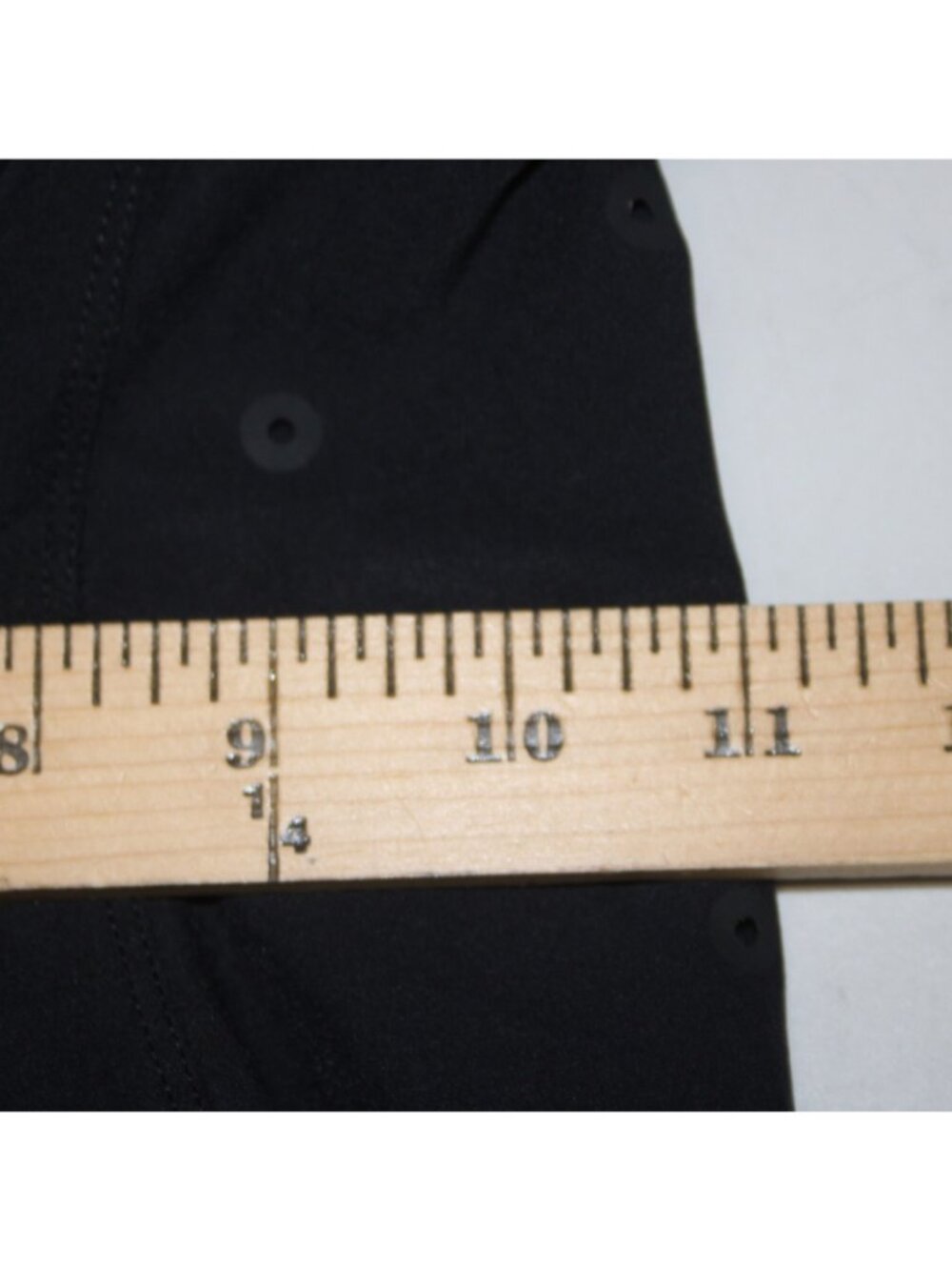 Lululemon Pant Sz 36 Black Pockets Straight Leg Nylon Spandex Pant - Picture 11 of 12